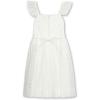 imageSpeechless Girls Ruffled Sleeve Organza Party DressWhite