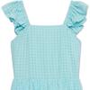 imageSpeechless Girls Ruffled Sleeve Walk Through Maxi Party DressAqua