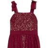 imageSpeechless Girls Sequin Maxi Party Dress with Chiffon WalkThrough SkirtBurgundy