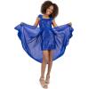 imageSpeechless Girls Sequin Maxi Party Dress with Chiffon WalkThrough SkirtCobalt