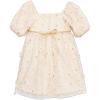 imageSpeechless Girls Sequined Tulle Party DressIvoryGold