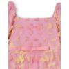 imageSpeechless Girls Short Sleeve Butterfly Mesh Party DressPinkYellow