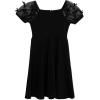 imageSpeechless Girls Short Sleeve Scuba Crepe Skater Party DressBlack