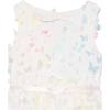 imageSpeechless Girls Sleeveless 3D Butterfly Party DressWhiteMulti