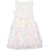 imageSpeechless Girls Sleeveless 3D Butterfly Party DressWhiteMulti