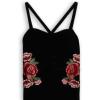 imageSpeechless Girls Sleeveless Maxi Embroidered Slip Party DressBlack