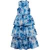 imageSpeechless Girls Sleeveless Maxi Length Organza Party DressBlueTurquoise