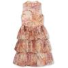 imageSpeechless Girls Sleeveless Maxi Length Organza Party DressCreamFloral