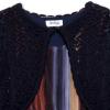 imageSpeechless Girls Sleeveless Midi Dress and Long Sleeve Crochet ShrugNavyRust