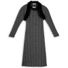 imageSpeechless Girls Sleeveless Midi Dress and ShrugGreyBlack