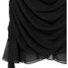 imageSpeechless Girls Sleeveless Power Mesh Ruched Party DressBlack