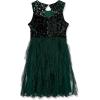 imageSpeechless Girls Sleeveless Sequin Bodice Party DressDeep Green