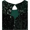imageSpeechless Girls Sleeveless Sequin Bodice Party DressDeep Green