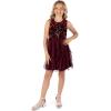 imageSpeechless Girls Sleeveless Sequin Bodice Party DressWine