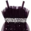 imageSpeechless Girls Sleeveless Sparkle Tulle Midi Party DressEggplant