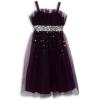 imageSpeechless Girls Sleeveless Sparkle Tulle Midi Party DressEggplant