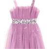 imageSpeechless Girls Sleeveless Sparkle Tulle Midi Party DressOrchid