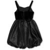 imageSpeechless Girls Velvet and Satin Sleeveless Bubble Party DressBlack