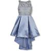 imageSpeechless Girls Circle Neck Party Dress with HighLow HemlineSilver