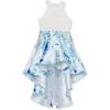 White/Royal Floral