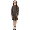 imageSpeechless Girls Long Sleeve Glitter Knit Party DressBlack Gold