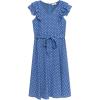 imageSpeechless Girls Polka Dot Crepe DressDenimWhite