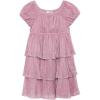 imageSpeechless Girls Short Sleeve Tiered Party Dress and HeadbandPink