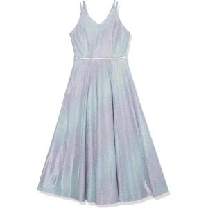 imageSpeechless Girls Full Length Pleaded Party DressLilacBlue