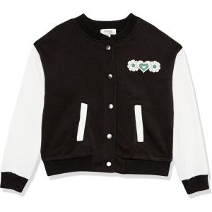 imageSpeechless Girls Good Vibes Bomber JacketBlackWhite