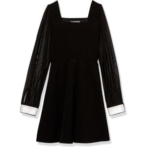 imageSpeechless Girls Long Sleeve Aline Party DressBlack