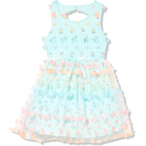 imageSpeechless Girls Sleeveless 3D Butterfly Party DressMintCoral