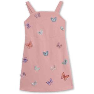 imageSpeechless Girls Sleeveless Aline Party Dress with Butterfly AppliquesRoseButterflies