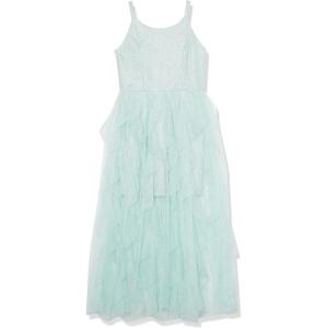 imageSpeechless Girls Sleeveless Glitter Bodice and Fairy Skirt Maxi Party DressMint