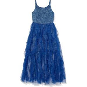 imageSpeechless Girls Sleeveless Glitter Bodice and Fairy Skirt Maxi Party DressRoyal