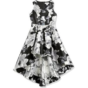 imageSpeechless Girls Sleeveless HighLow Taffeta Party DressBlackGrey