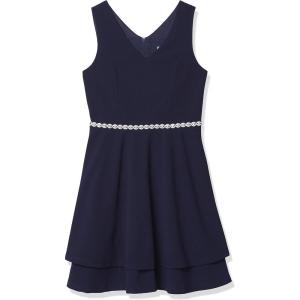 imageSpeechless Girls Sleeveless Layered Party DressNavy