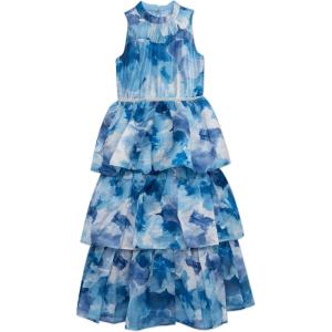 imageSpeechless Girls Sleeveless Maxi Length Organza Party DressBlueTurquoise