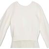 imageSpeechless Girls 2Piece Tween Party Long Sleeve Sweater and Sleeveless Maxi Dress with Tulle Corkscrew SkirtIvory