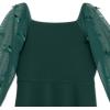 imageSpeechless Girls Long Sleeve Scuba Crepe Skater Party DressHunter