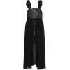 imageSpeechless Girls Sequin Maxi Party Dress with Chiffon WalkThrough SkirtBlack