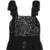 imageSpeechless Girls Sequin Maxi Party Dress with Chiffon WalkThrough SkirtBlack