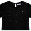 imageSpeechless Girls Short Sleeve Rhinestone Accent Faux Suede Party Dress for TweensBlack
