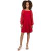 imageSpeechless Girls Long Sleeve Scuba Crepe Skater Party DressRed