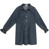 imageSpeechless Girls Button Front Long Sleeve Shirt DressDenim