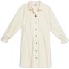 imageSpeechless Girls Button Front Long Sleeve Shirt DressStone