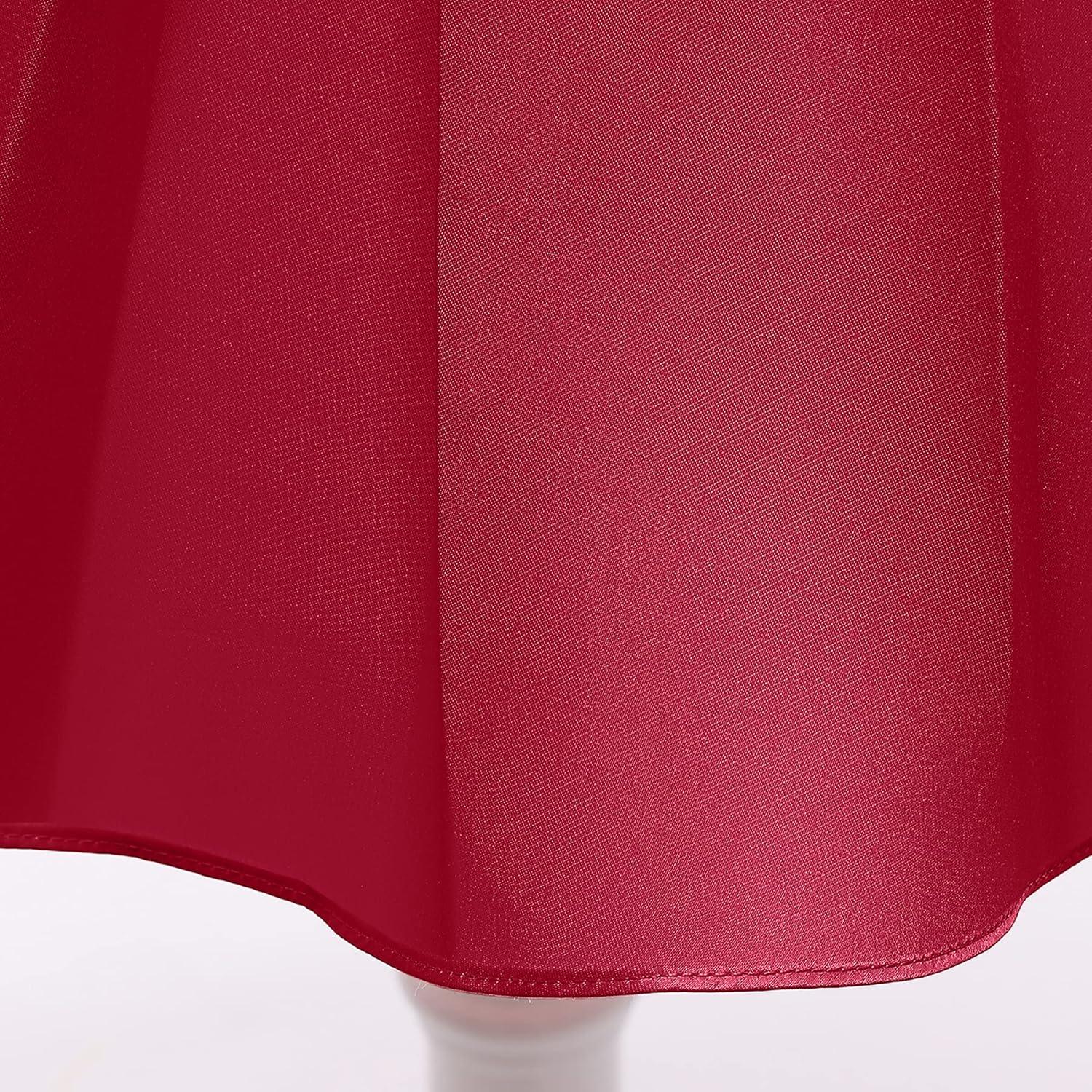 imageUhnice Flower Girl Formal Dress Off Shoulder Bowknot Wedding Ball GownRed