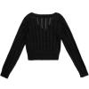 imageSpeechless Girls Long Sleeve Cardigan SweaterBlack