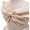 imageUhnice Flower Girl Formal Dress Off Shoulder Bowknot Wedding Ball GownChampagne