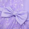 imageUhnice Flower Girls One Shoulder Dress Bowknot Tulle Skirt for Wedding Party PageantPurple