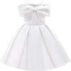 imageUhnice Flower Girl Formal Dress Off Shoulder Bowknot Wedding Ball GownWhite